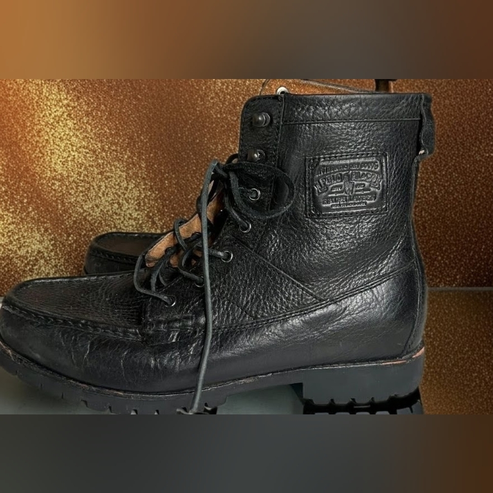 Authentic Ralph Lauren POLO Boots - Picture 2 of 9